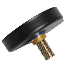Płukacz do szklanek wpuszczany - do zlewu - zintegrowany regulator strumienia - G3/8" - Czarny