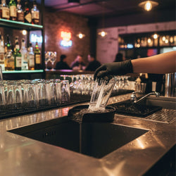 Prysznic do szkła – G3/8" – czarny