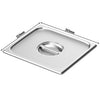 (6 szt.) Pokrywa GN GN 2/3 - ze stali nierdzewnej - 355x324x28mm