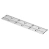 (6 szt.) Pokrywa GN GN 2/4 - ze stali nierdzewnej - 530x162x29mm