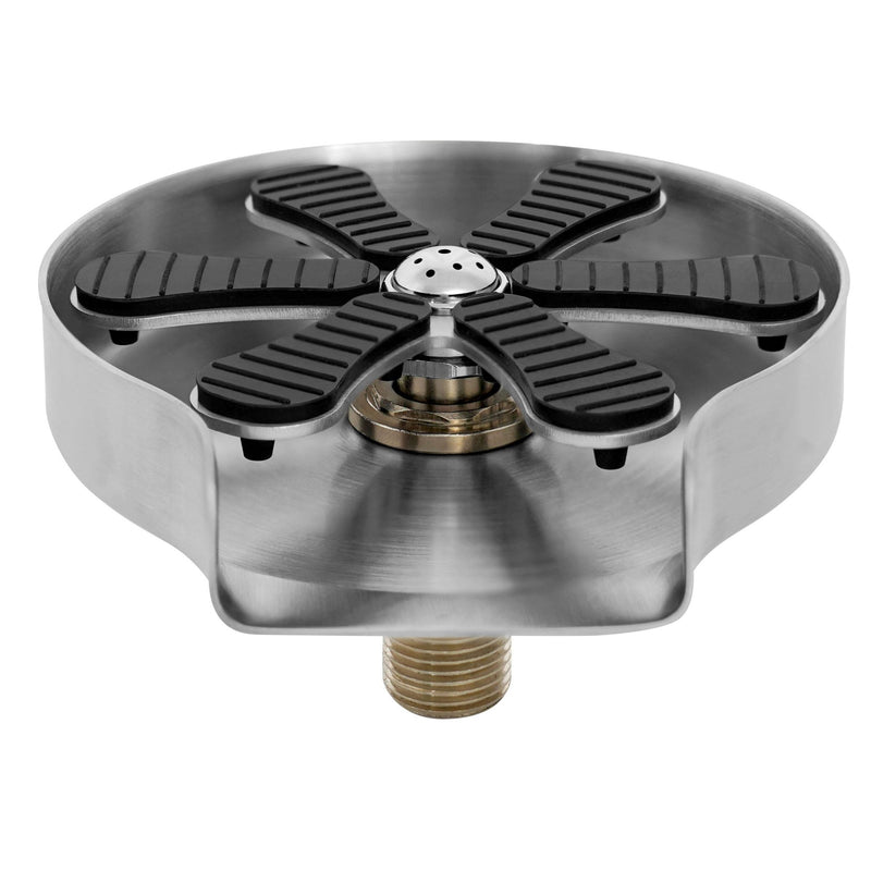 Płukacz do szklanek wpuszczany - do zlewu - G3/8" - zintegrowany regulator strumienia