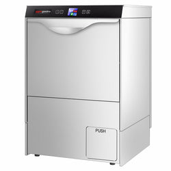 Zmywarka podblatowa do naczyń - Panel dotykowy - 3,55kW - kosz 500x500mm - z dozownikami detergentu i nabłyszczacza oraz pompą spustową