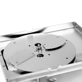 Elektryczna krajalnica do warzyw – 200 W – w zestawie tarcza tnąca 4 mm i 5 sit do krojenia w kostkę - Prime Gastro