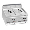 Commercial Countertop Free Standing Gas Twin Tank Fryer - 8+8 litres - 13.2kW - with drain tap