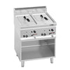 Frytkownica – gazowa – podwójna – 8+8 L – 13,2 kW – z podstawą