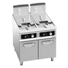Frytkownica – gazowa – podwójna – 20+20 L – 35 kW – z cyfrowym sterowaniem Bflex