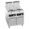 Frytkownica – gazowa – podwójna – 20+20 L – 35 kW – z cyfrowym sterowaniem Bflex