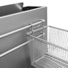 Frytownica gazowa jednokomorowa wolnostojąca - 16L - 27kW - z kranem spustowym