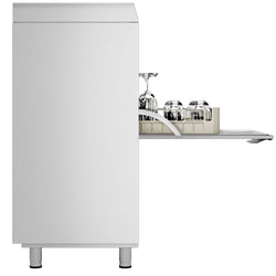 Zmywarko-wyparzarka kapturowa do naczyń - dwupłaszczowa - Sterowanie elektroniczne (cyfrowe) - 6,75kW - kosz 570x570mm - z dozownikami detergentu i nabłyszczacza oraz pompą spustową