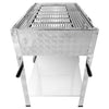 Grill gazowy – 10 kW – 3 palniki – w zestawie z mobilną podstawą, rusztem i blachą