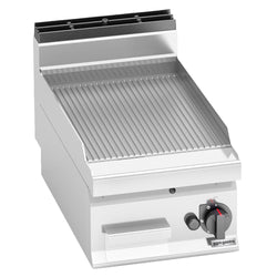 Gazowa płyta grillowa - 6,9 kW - ryflowana