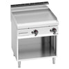 Płyta grillowa – gazowa – gładka – 13,8 kW