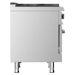 Kuchnia gazowa - 39,5kW - 6 palniki - z piekarnikiem gazowym statycznym - 6kW