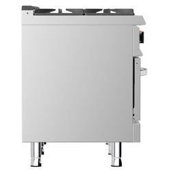 Kuchnia gazowa - 45kW - 6 palniki - z piekarnikiem gazowym statycznym - 6kW