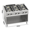 Kuchenka – gazowa – 44 kW – z 6 palnikami