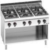 Kuchenka – gazowa – 42 kW – z 6 palnikami – model o dużej mocy
