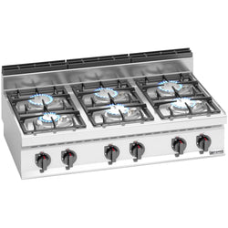 Gazowa Kuchenka - 33,5 kW - 6 palnikowa