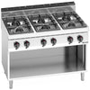 Kuchenka – gazowa – 31,5 kW – z 6 palnikami