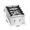 Kuchenka – gazowa – 12 kW – z 2 palnikami