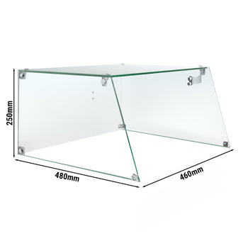 Szklana nakładka do grilla do kiełbasek – z 11 rolkami - Prime Gastro