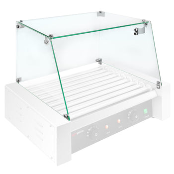 Szklana nakładka do grilla do kiełbasek – z 9 rolkami - Prime Gastro