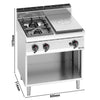 Kuchenka z płytą grzewczą – gazowa – 17,5 kW – z 2 palnikami