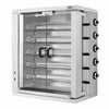 Grill gazowy do kurczaków – 32,33 kW – z 5 rożnami, mieszczącymi do 30 kurczaków