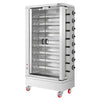 Grill gazowy do kurczaków – 51,73 kW – z 8 rożnami, mieszczącymi do 48 kurczaków