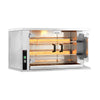 Grill gazowy do kurczaka - 9,4 kW - z 2 szpikulcami do 10 kurczaków