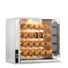 Grill gazowy do kurczaka PREMIUM - 18,8 kW - z 4 szpikulcami na 20 kurczaków