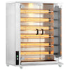 Grill gazowy do kurczaka PREMIUM - 28,2 kW - z 6 szpikulcami na 30 kurczaków