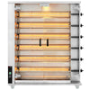 Grill gazowy do kurczaka PREMIUM - 28,2 kW - z 6 szpikulcami na 30 kurczaków