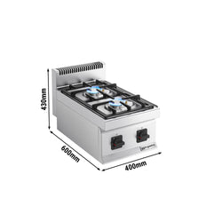 Kuchenka gazowa - 7 kW - 2 palnikowa