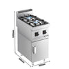 Kuchenka – gazowa – 7 kW – z 2 palnikami – z podstawą z 1 drzwiami