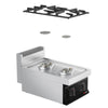 Kuchenka – gazowa – 10 kW – z 2 palnikami – czarna – seria MARIO