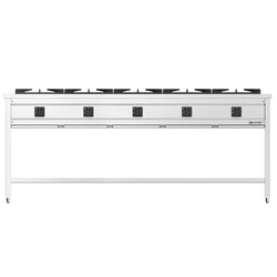 Kuchnia gazowa - 42,5kW - 5 palniki - otwarta podstawa