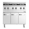 Kuchenka – gazowa – 19,5 kW – z 6 palnikami – z szafką dolną