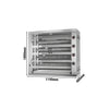 Grill gazowy do kurczaka PREMIUM - 23,6 kW - z 4 szpikulcami na 24 kurczaki