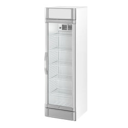 Chłodziarka do napojów - 347 litrów - z 1 szklanymi drzwiami & wyświetlaczem reklamowym