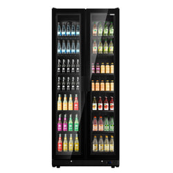 Lodówka na napoje - 898 litrów - bezramkowa konstrukcja - 2 szklane drzwi