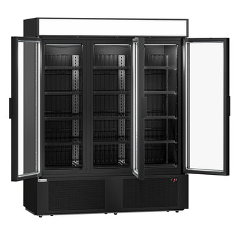 Chłodziarka do napojów - 1325 litrów - z 3 szklanymi drzwiami & wyświetlaczem reklamowym - Prime Gastro