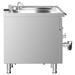 Boiling pan – gas – 150 L – 20 kW – direct heating – with water inlet and drain tap, image 5 of 7