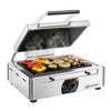 Glass Ceramic Contact Grill – 3 kW – Smooth Bottom & Ribbed Top – Grilling Surface: 345x220mm