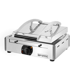 Glass Ceramic Contact Grill – 3 kW – Smooth Bottom & Ribbed Top – Grilling Surface: 345x220mm