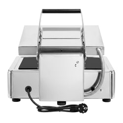 Glass Ceramic Contact Grill – 3 kW – Smooth Bottom & Ribbed Top – Grilling Surface: 345x220mm