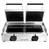 Glass Ceramic Contact Grill – 3.4 kW – Smooth Bottom & Ribbed Top – Grilling Surface: 2 x220x220mm