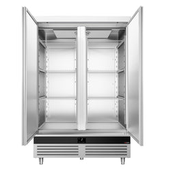 Szafa chłodnicza ze stali nierdzewnej PREMIUM – GN 2/1 – 1400 litrów – dwudrzwiowa
