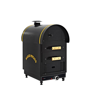 Piec gazowy do ziemniaków Kumpir - manualny - 4,9 kW - z 2 szufladami - Prime Gastro