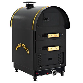 Piec gazowy do ziemniaków Kumpir - manualny - 4,9 kW - z 2 szufladami - Prime Gastro