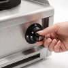 Kuchenka do woka – gazowa – Ø 285 mm – 12 kW – z 1 palnikiem